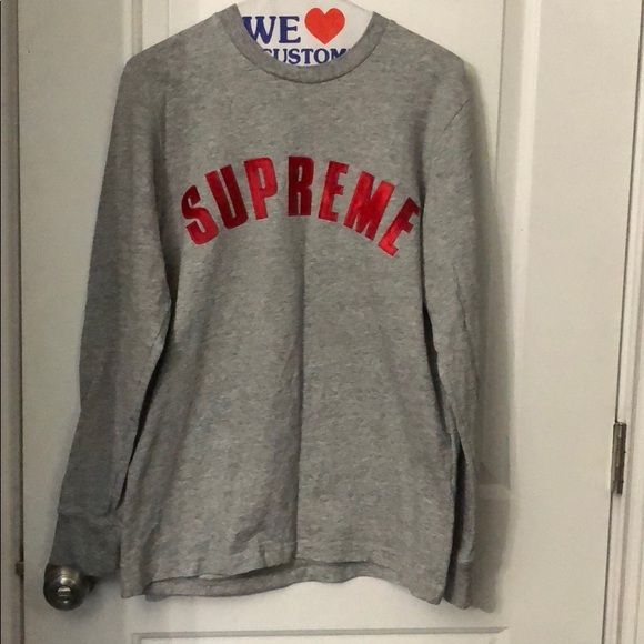 Supreme Tops - Supreme logo long sleeve